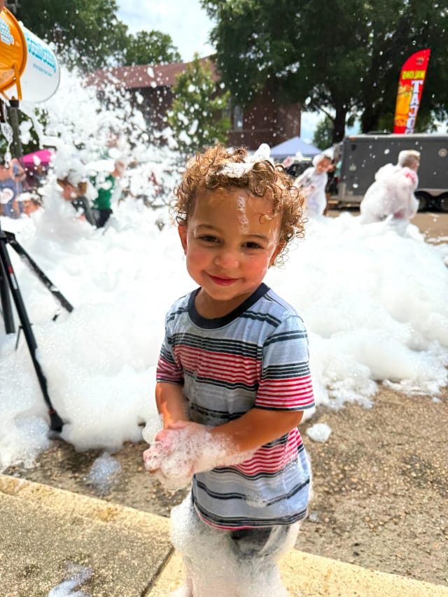 Electric Glow foam party